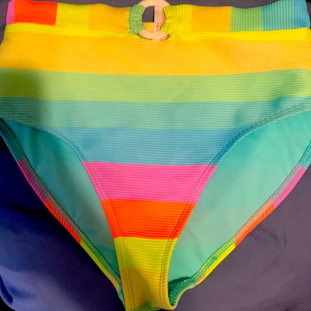 Full coverage ,colorful bikini bottoms